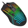 Mouse Gamer Redragon Reaping M987-k 12400 Dpi Usb RGB Preto Sensor Pixart Leve Com Fio Ergonômico