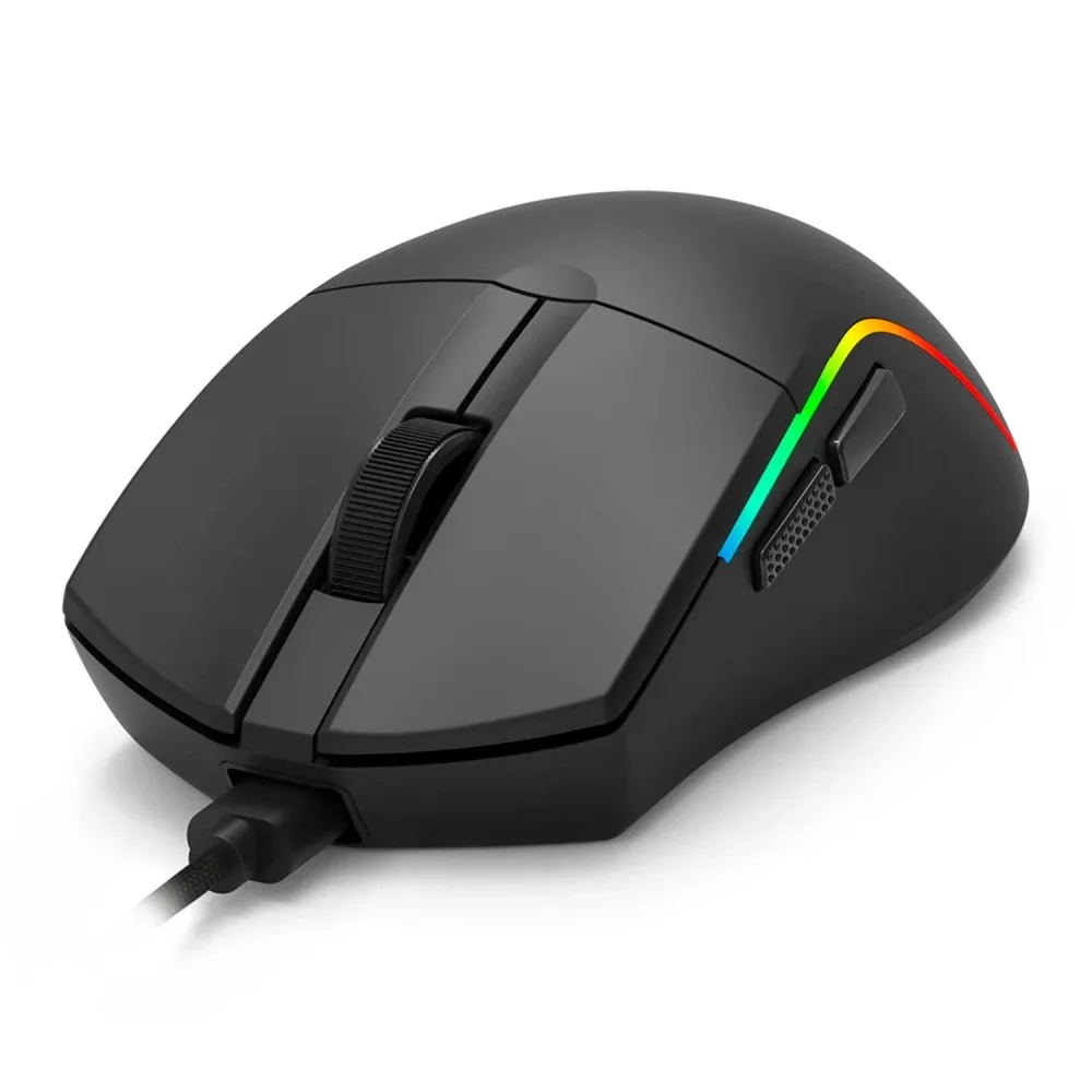 Imagem 2 de 4 do produto Mouse Gamer Redragon Deicide M816 RGB 4000 Dpi Usb-c Ergonômico Software Programável Preto