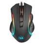 Mouse Gamer Redragon M607 Griffin RGB 7200 Dpi Usb Sensor Pixart Botões Programáveis Ergonômico Preto