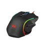 Mouse Gamer Redragon M607 Griffin RGB 7200 Dpi Usb Sensor Pixart Botões Programáveis Ergonômico Preto