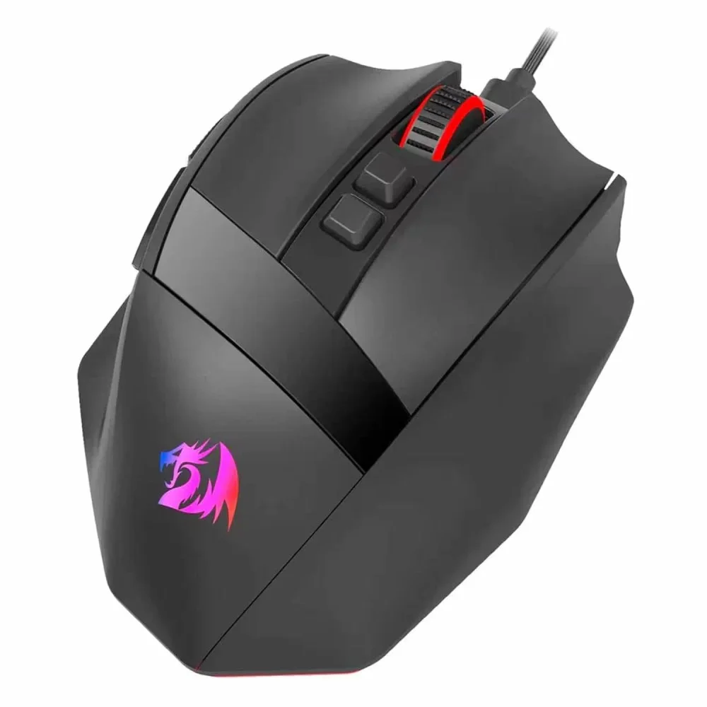 Imagem 3 de 3 do produto Mouse Gamer Redragon Rind M813 Sensor 16000 Dpi Iluminação RGB Botões Programáveis Ergonômico Preto
