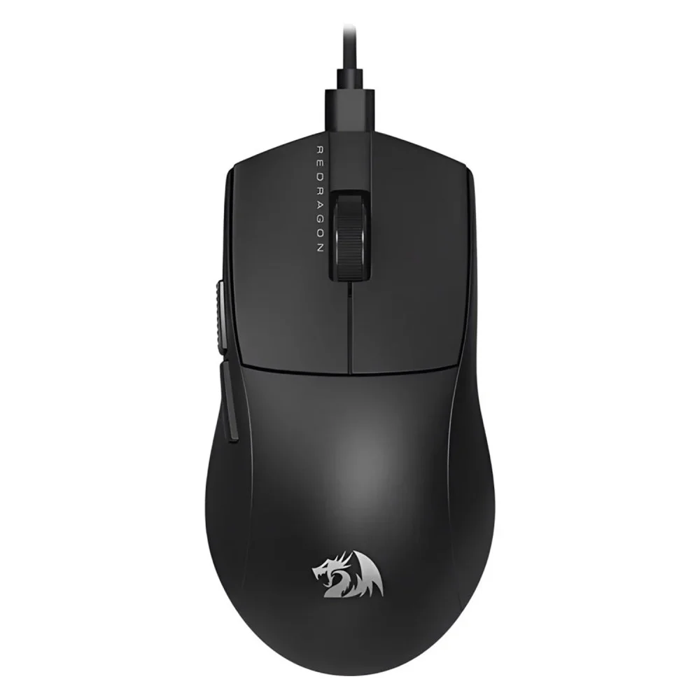 Mouse Gamer Redragon K1ng 1km724p 12400 Dpi Usb-c Preto Sensor Óptico RGB Ergonômico Leve Profissional Mouse Gamer Redragon K1ng 1km724p 12400 Dpi Usb-c Preto Sensor Óptico RGB Ergonômico Leve Profissional