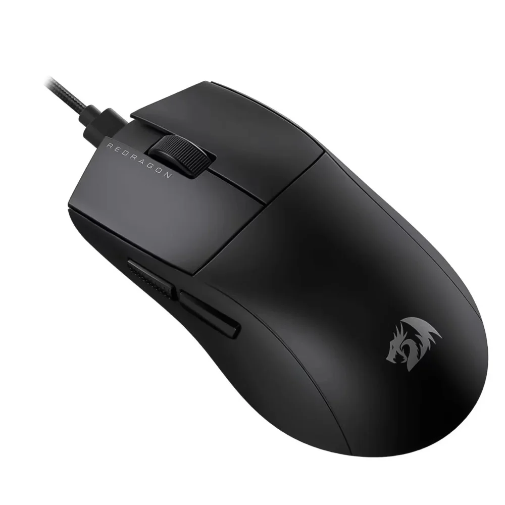 Mouse Gamer Redragon K1ng 1km724p 12400 Dpi Usb-c Preto Sensor Óptico RGB Ergonômico Leve Profissional Mouse Gamer Redragon K1ng 1km724p 12400 Dpi Usb-c Preto Sensor Óptico RGB Ergonômico Leve Profissional