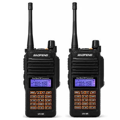 2x Radios Comunicador Baofeng Uv-9r Plus Walkie Talkie Uhf Vhf Fm Ip67