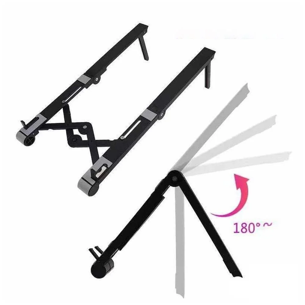 Imagem 3 de 5 do produto Suporte Para Notebook Base Apoio Multifuncional Retratil Preto