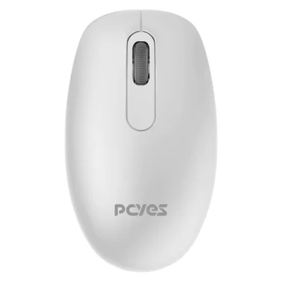Mouse Sem Fio Soft Silent Click Branco 1200dpi - Wireless 2.4ghz - Mssc12wb