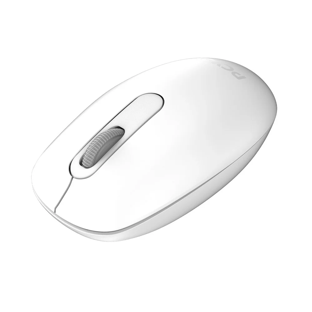Imagem 2 de 5 do produto Mouse Sem Fio Soft Silent Click Branco 1200dpi - Wireless 2.4ghz - Mssc12wb