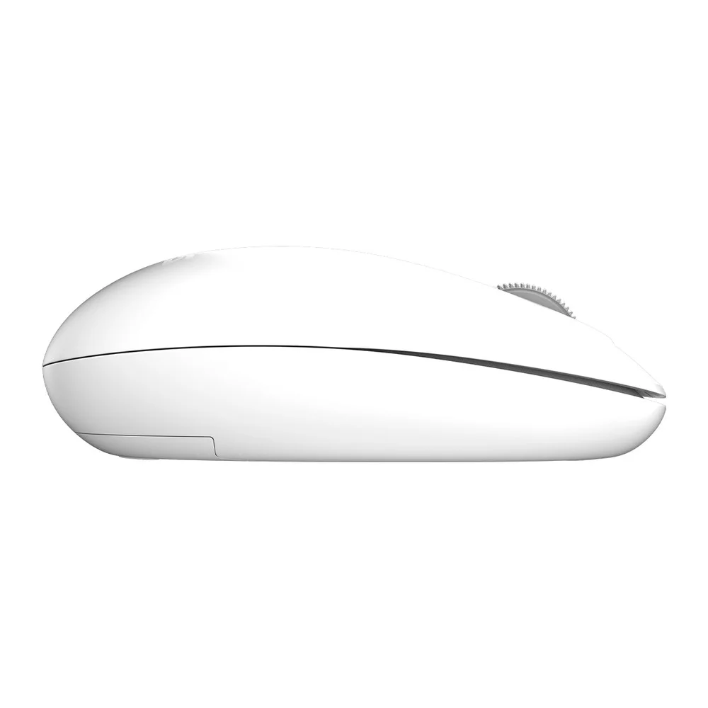 Imagem 3 de 5 do produto Mouse Sem Fio Soft Silent Click Branco 1200dpi - Wireless 2.4ghz - Mssc12wb