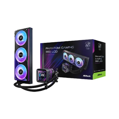 Water Cooler Asrock Phantom Gaming 360 Lcd Amd/intel - 90-apga36-baaga5