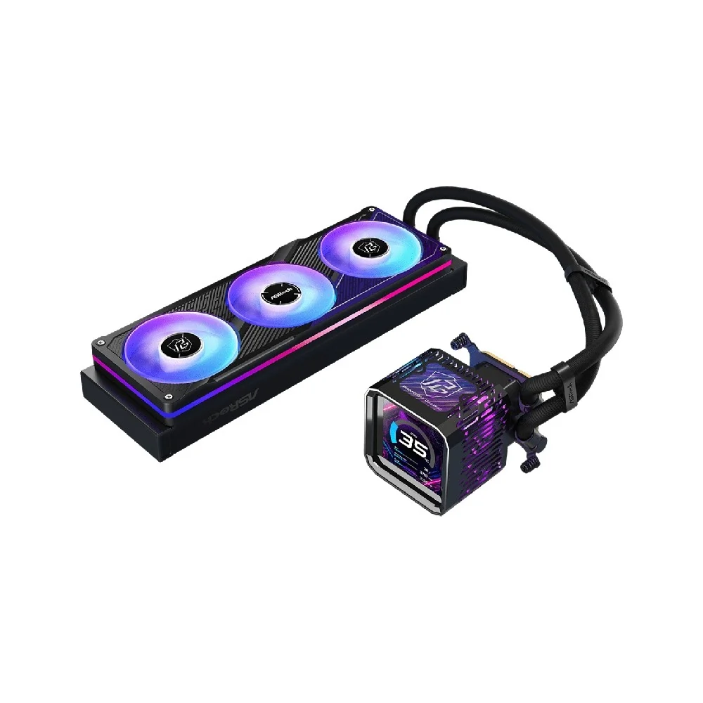 Imagem 4 de 5 do produto Water Cooler Asrock Phantom Gaming 360 Lcd Amd/intel - 90-apga36-baaga5
