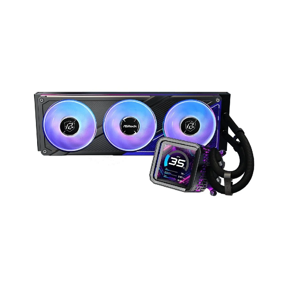 Imagem 5 de 5 do produto Water Cooler Asrock Phantom Gaming 360 Lcd Amd/intel - 90-apga36-baaga5