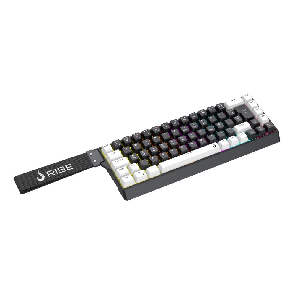 Imagem 2 de 5 do produto Teclado Mecânico Gamer Rise Mode Vektor Pro ARGB Abnt2 Switch Magnético Rise Core - Rm-tcm-vkt-mgn-bw
