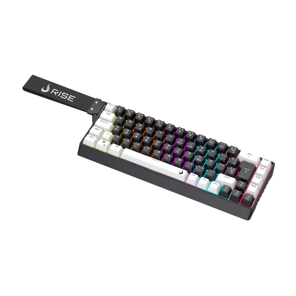 Imagem 5 de 5 do produto Teclado Mecânico Gamer Rise Mode Vektor Pro ARGB Abnt2 Switch Magnético Rise Core - Rm-tcm-vkt-mgn-bw