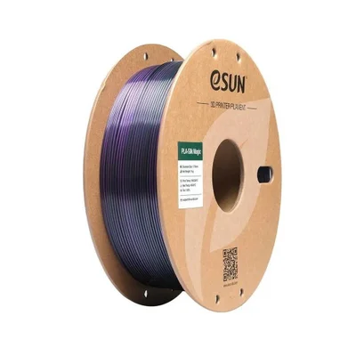 Filamento Esun Pla Silk Magic Roxo Preto 1,75mm 1kg Carretel