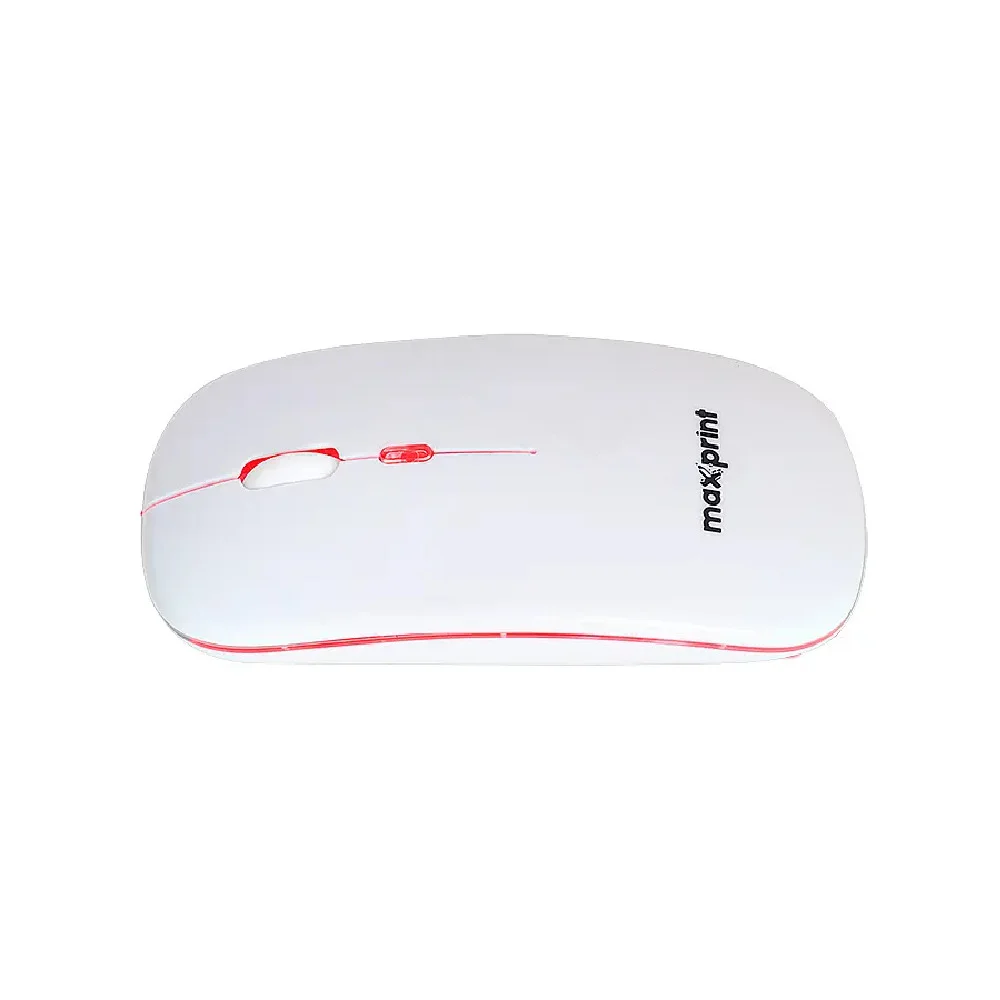 Imagem 3 de 4 do produto Mouse Maxprint Croma 4 Botões S/fio 1600dpi Rainbow Branco