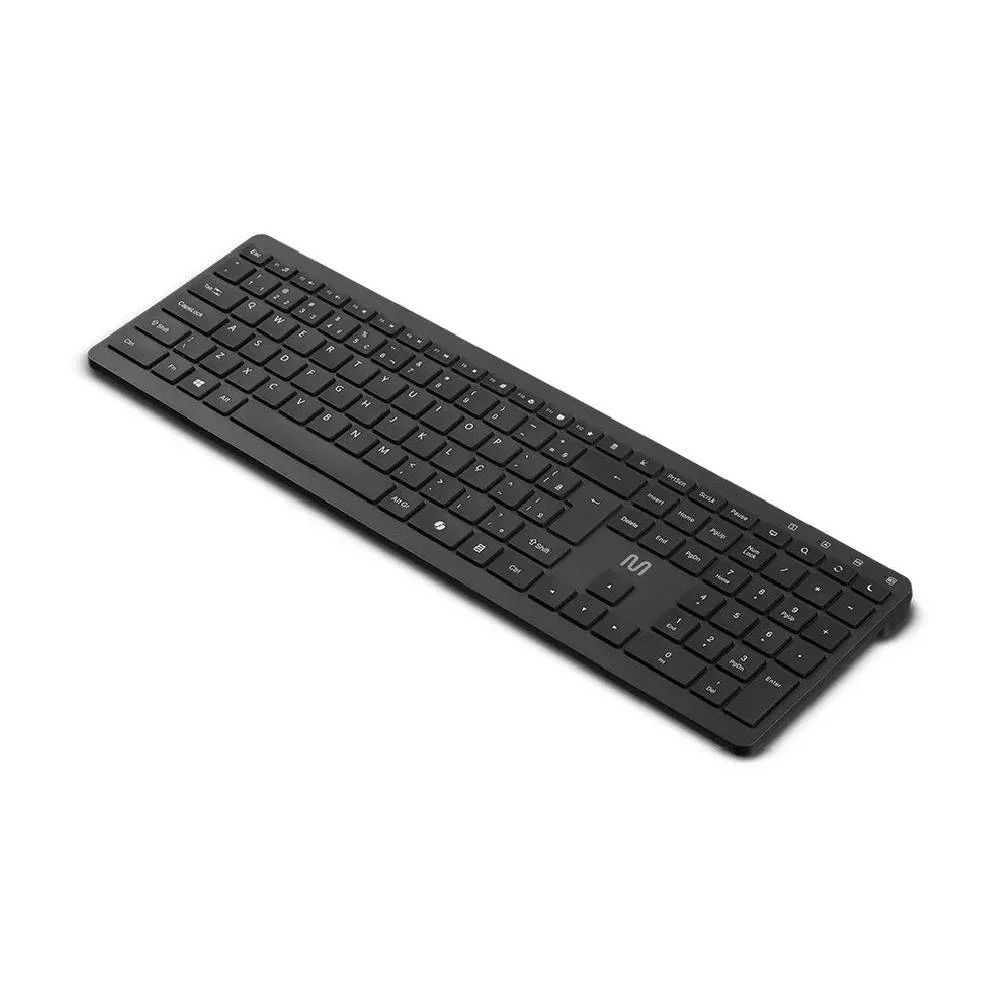 Imagem 3 de 5 do produto Kit Teclado E Mouse Multi Tc402 Recarregável Sem Fio - Preto