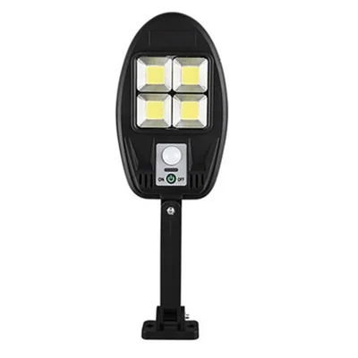 Luminaria Solar LED Parede Poste Sensor De Proximidade Externo 3 Modos