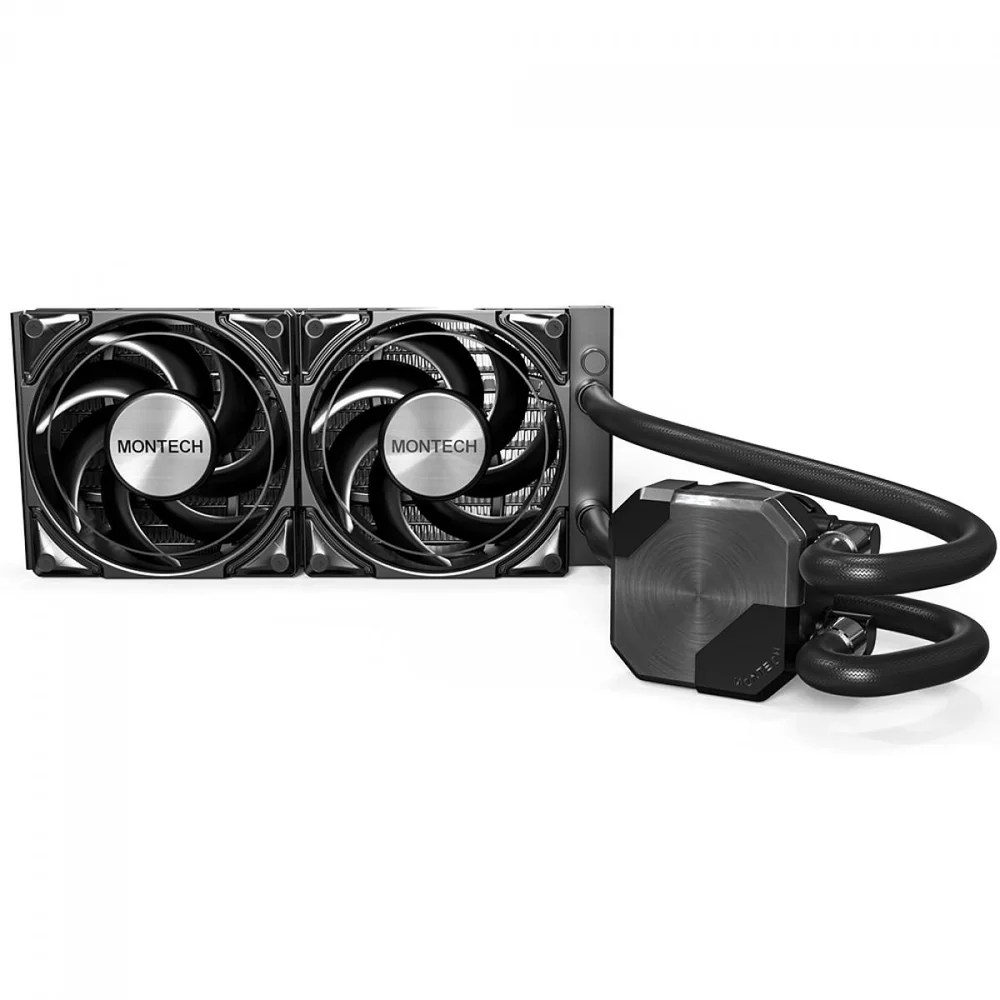 Imagem 5 de 5 do produto Water Cooler Montech Hyperflow Silent, 240mm, Intel-amd, Pwm, Preto