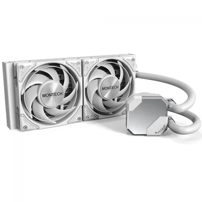 Water Cooler Montech Hyperflow Silent, 240mm, Intel-amd, Pwm, Branco