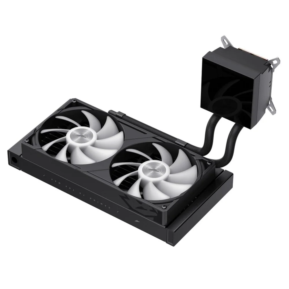Imagem 3 de 5 do produto Water Cooler Gamemax Glacier 240 Bk, ARGB, 240mm, Com Display Lcd, Intel-amd, Preto