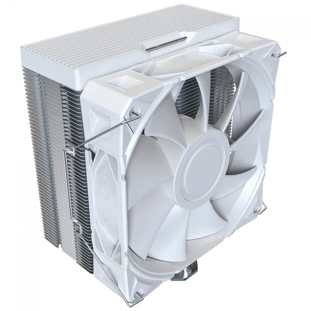 Imagem 2 de 5 do produto Cooler Para Processador Montech Nx400 White, 120mm, Intel-amd, Branco