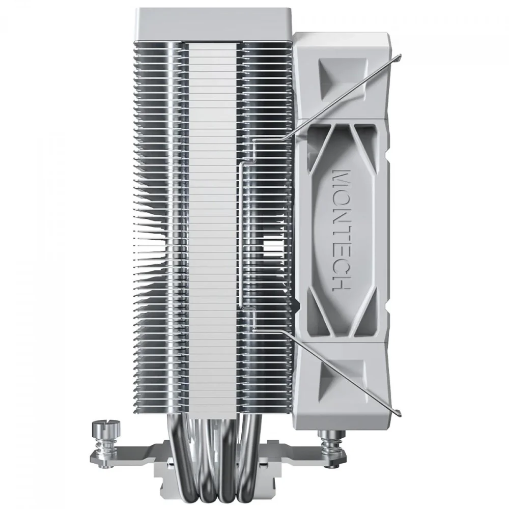 Imagem 5 de 5 do produto Cooler Para Processador Montech Nx400 White, 120mm, Intel-amd, Branco