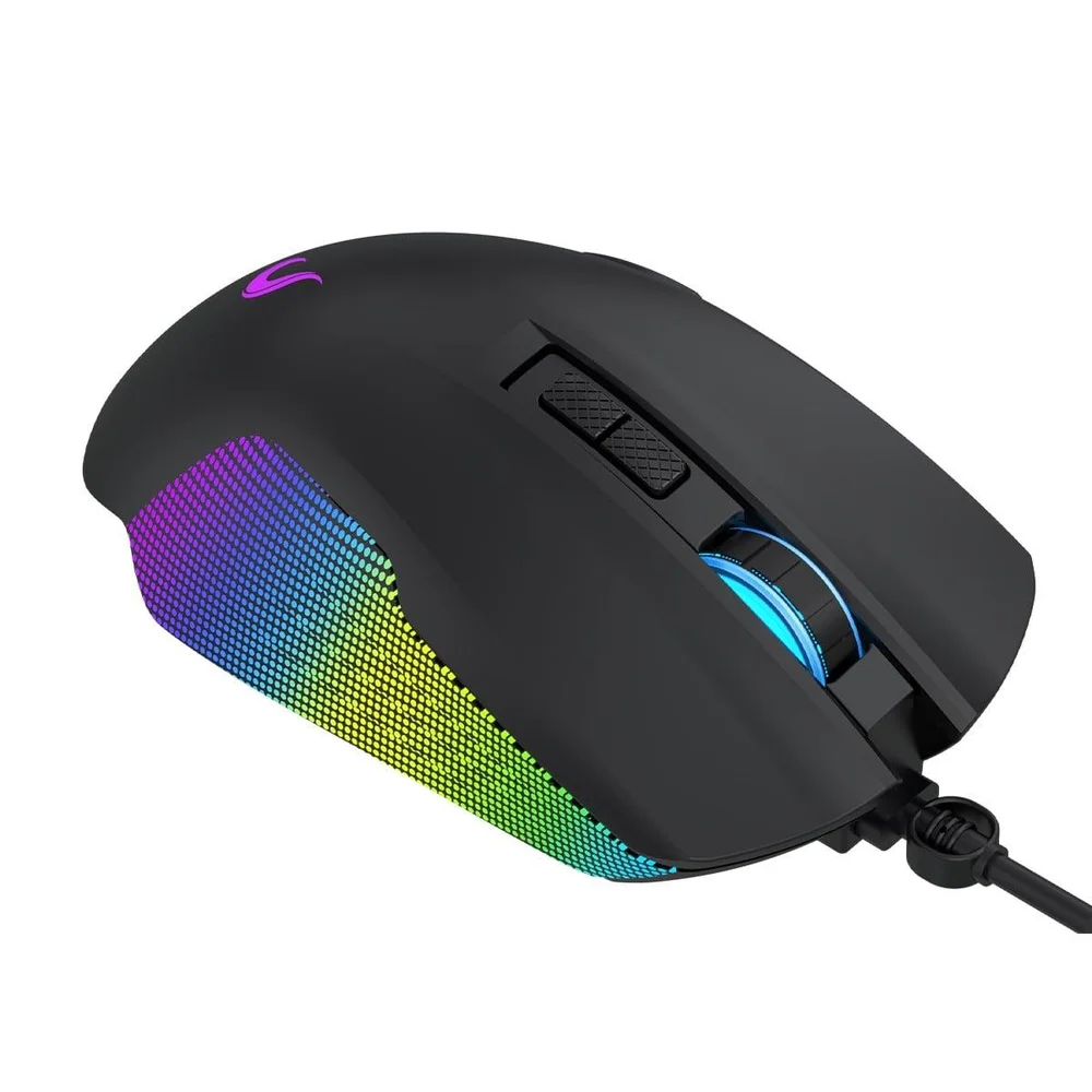 Imagem 4 de 5 do produto Mouse Gamer Rise Mode Nova 02, RGB, 7200 Dpi, 6 Botões, Preto, Rm-mg-nv02-fb