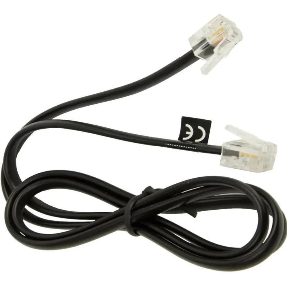 Imagem 2 de 4 do produto Cabo Conector Rj9 4p4c Rj6 6p4c 8800-00-101 Jabra