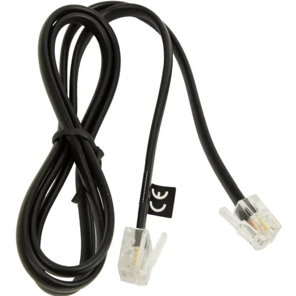 Imagem 4 de 4 do produto Cabo Conector Rj9 4p4c Rj6 6p4c 8800-00-101 Jabra