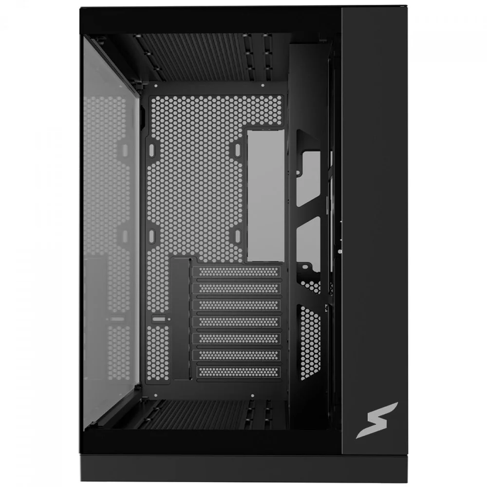 Imagem 3 de 5 do produto Gabinete Gamer Superframe Vhagar, Mid Tower, Vidro Temperado, Atx, Preto, Sem Fan, Sf-cs-vgmabsf