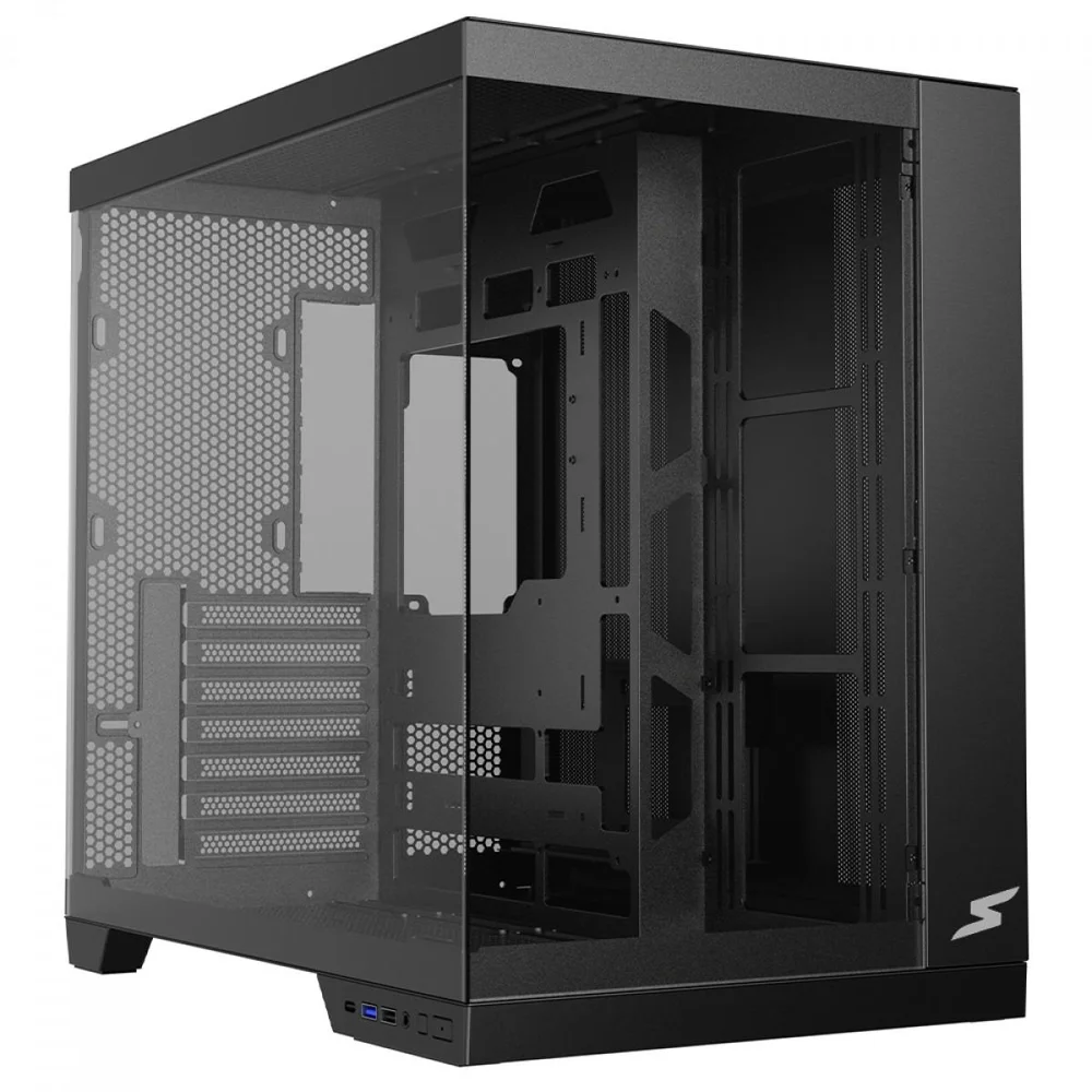 Imagem 4 de 5 do produto Gabinete Gamer Superframe Vhagar, Mid Tower, Vidro Temperado, Atx, Preto, Sem Fan, Sf-cs-vgmabsf