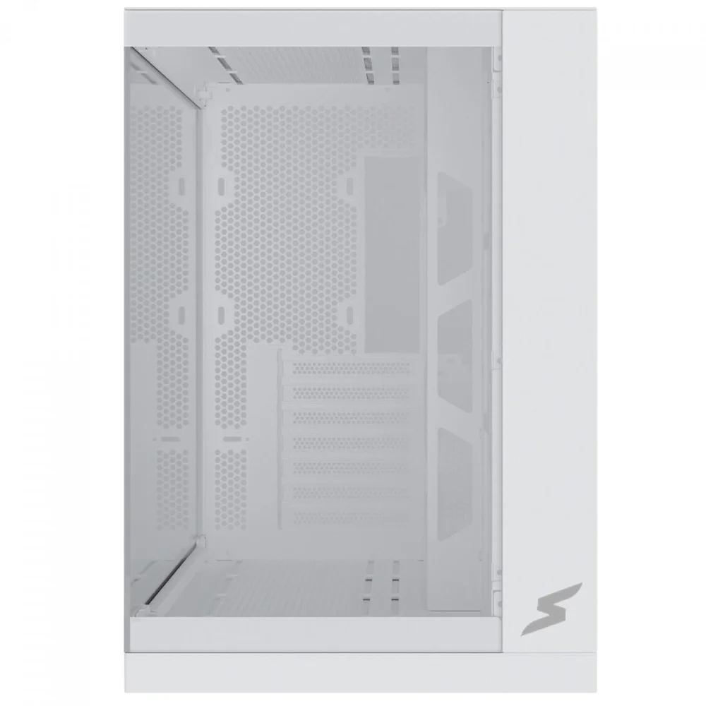 Imagem 3 de 5 do produto Gabinete Gamer Superframe Vhagar, Mid Tower, Vidro Temperado, Atx, Branco, Sem Fan, Sf-cs-vgmawsf