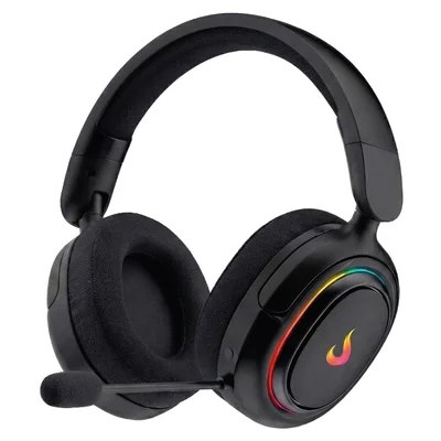 Headset Gamer Rise Mode Nova 01, Drivers De 50mm, Surround 7.1, Microfone Removível, Preto, Rm-hs-nv-01-fb
