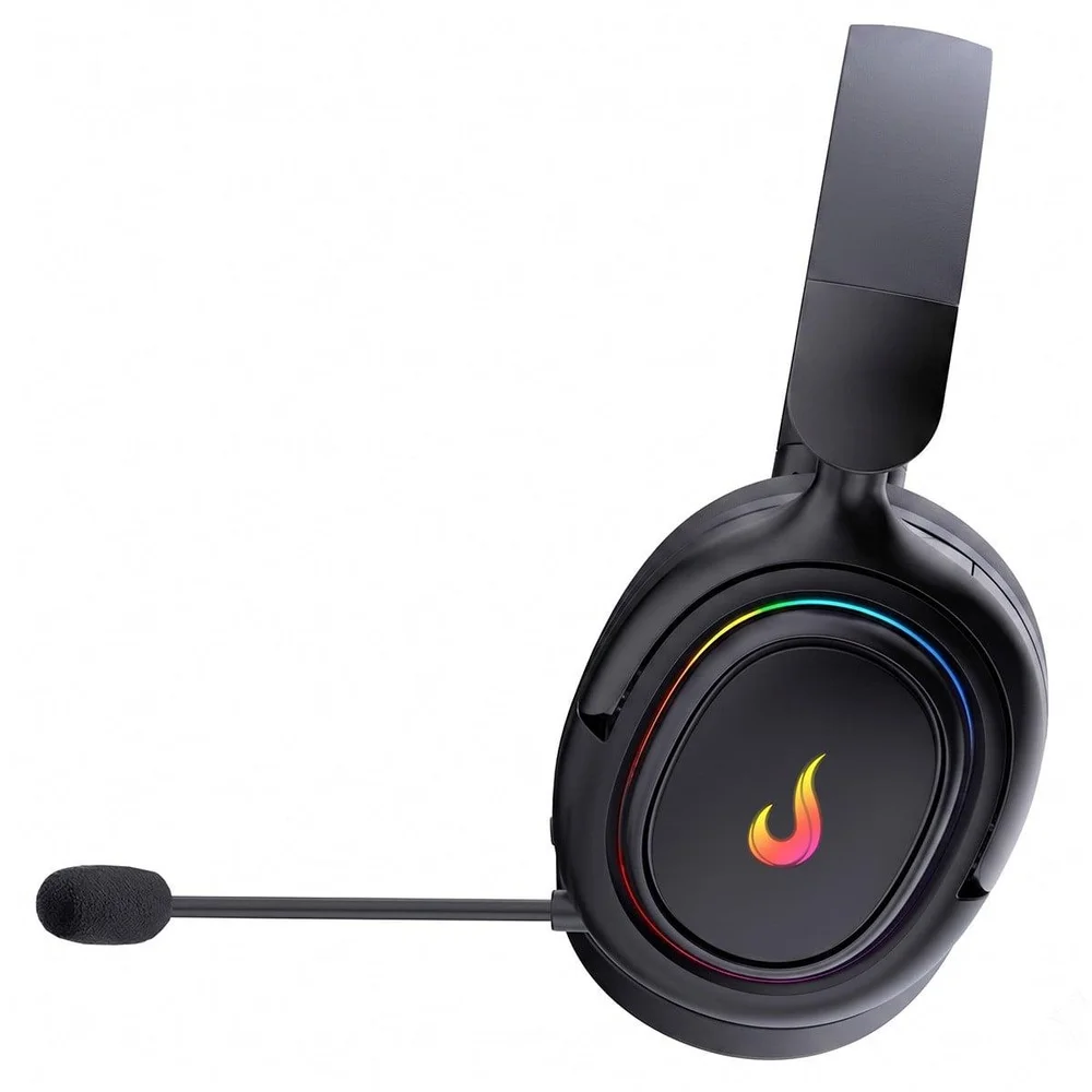 Imagem 4 de 4 do produto Headset Gamer Rise Mode Nova 01, Drivers De 50mm, Surround 7.1, Microfone Removível, Preto, Rm-hs-nv-01-fb