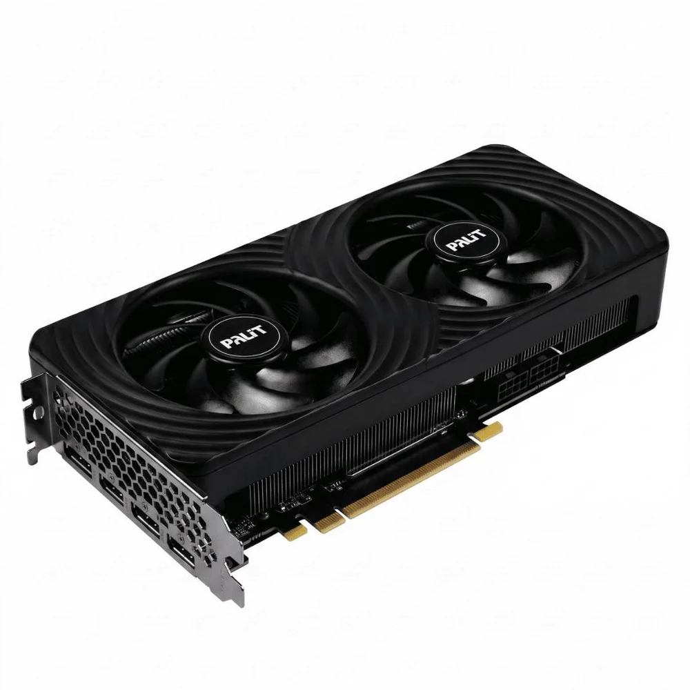 Imagem 4 de 5 do produto Placa De Vídeo Palit Geforce RTX 5060 Dual Oc, 8GB, Gddr7, PCie 5.0, Ne75060s19p1-gb2063d
