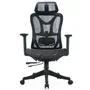 Cadeira de Escritório Rise Mode Office 20, Mesh, 3D, Ajustável, 150kg, Preta, RM-CO-20-BK