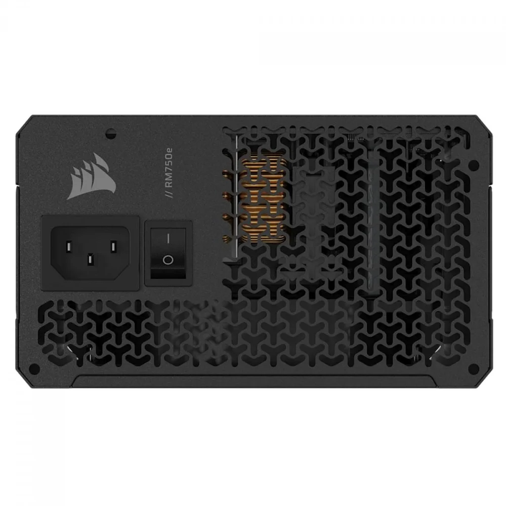 Imagem 4 de 4 do produto Fonte Corsair Rm750e, 750w, Cybenetics Gold, PCie 5.1, Full Modular, Preto, ‎cp-9020295-br