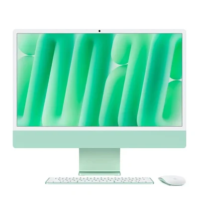 Usado - Imac 2021 A2438, Tela 24", Chip M1, 16gb, SSD-256gb - Verde