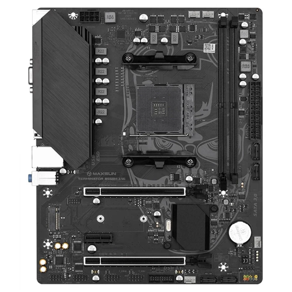 Placa Mãe Maxsun B550m Ms-terminator, Chipset B550, Amd Am4, Matx, Ddr4 Placa Mãe Maxsun B550m Ms-terminator, Chipset B550, Amd Am4, Matx, Ddr4