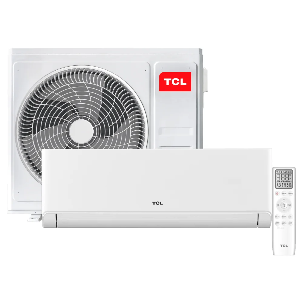 Ar Condicionado Tcl Split Inverter 24000 Btus Frio Hi Wall Smart Função Brisa Filtro 6x1 Breezein Ai