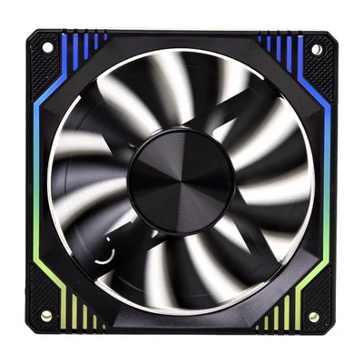 Cooler Para Gabinete Round5 Windforce Reverse Black, 120mm, Pwm, ARGB, Preto, R5-windforce-rv-b-2291