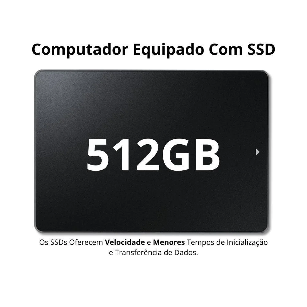 Computador Completo Gamer Intel Core i7 2600 16gb SSD 512gb Solução Completa Monitor 19 " - view 3