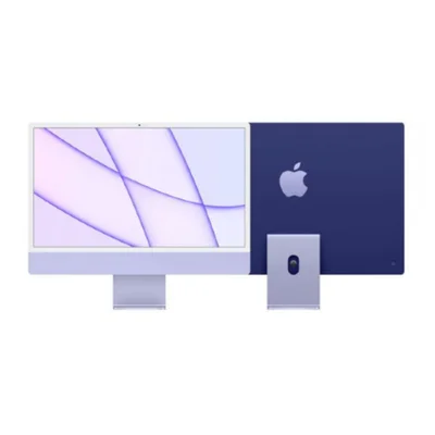 Usado - Imac 2021 A2438, Tela 24'', M1, 16gb, SSD-256gb - Roxo