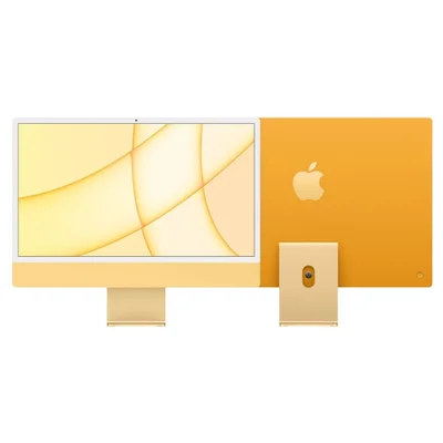 Usado - Imac 2021 A2438, Tela 24", M1, 16gb, SSD 256gb - Amarelo