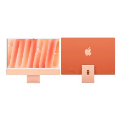 Usado - Imac 2021 A2438, Tela 24", M1, 16gb, SSD-256gb - Laranja