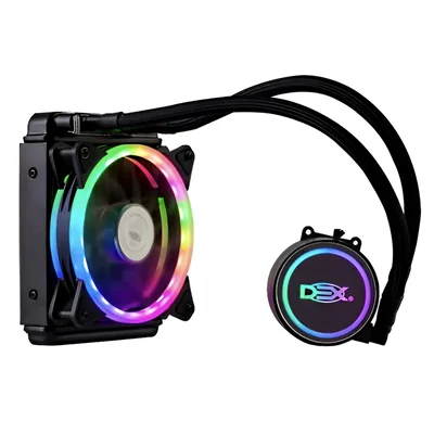 Water Cooler Revenger Fenrir G-vr120 120mm ARGB Pwm Intel Amd Tdp 200w Preto