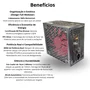 Fonte Atx  800w Profull Modular 80 Plus Bronze Pfc Ativo Brazil PC