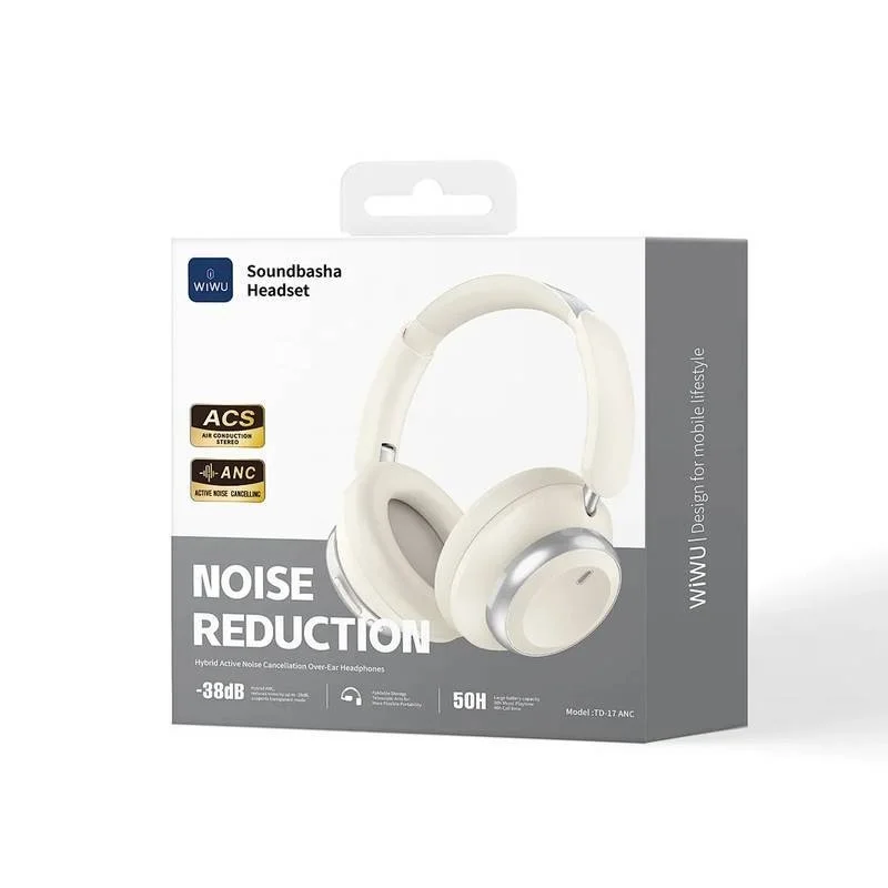 Imagem 5 de 5 do produto Wiwu Fone De Ouvido Airbuds Max Headset Branco Td17