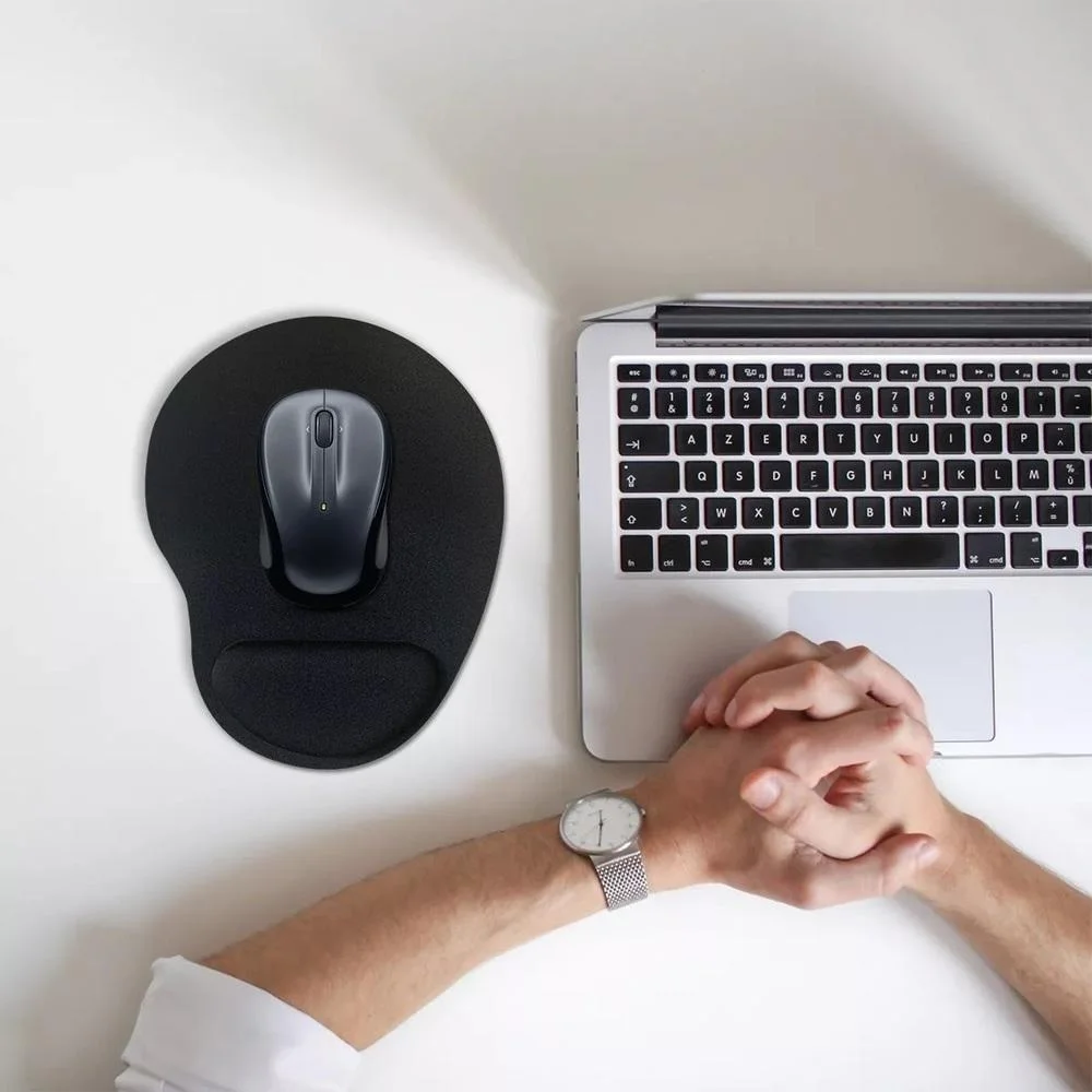 Imagem 3 de 5 do produto Mousepad Ergonômico Com Apoio De Pulso Em Gel Base Antiderrapante Para Conforto Yeet