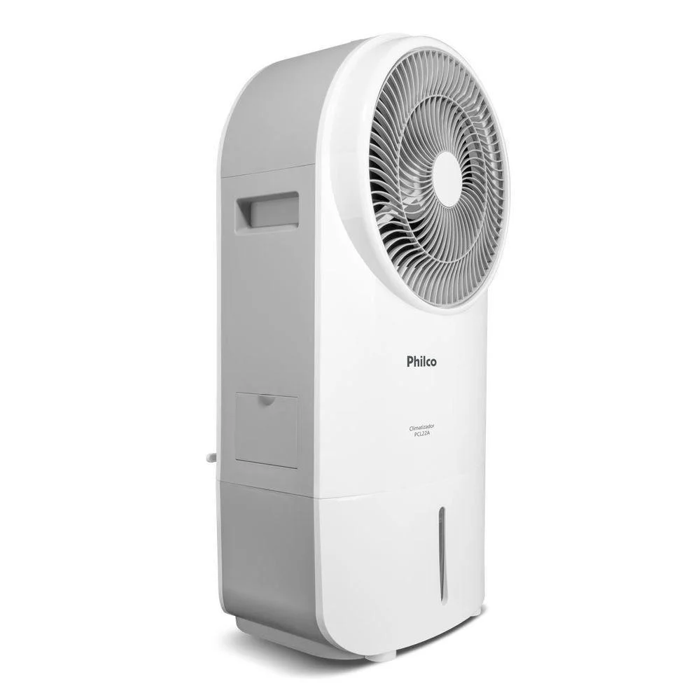 Imagem 2 de 5 do produto Climatizador De Ar Philco 22l 4 Em 1 Com Filtro Colmeia 100w Branco PCl22a 110v